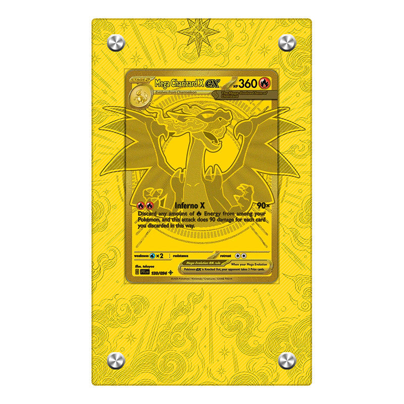 Mega Charizard X ex 130/094 - Pokémon Extended Artwork Protective Card Display Case