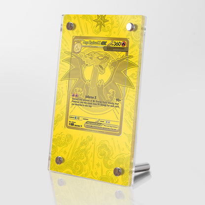 Mega Charizard X ex 130/094 - Pokémon Extended Artwork Protective Card Display Case