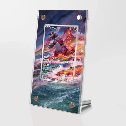 Groudon 199/182 - Pokémon Extended Artwork Protective Card Display Case