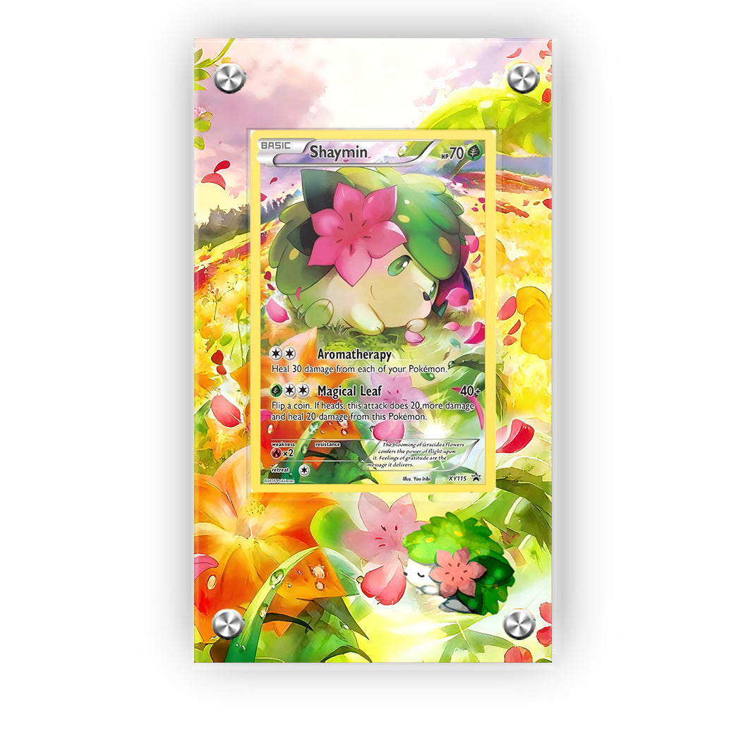 Shaymin XY115 - Pokémon Extended Artwork Protective Card Display Case