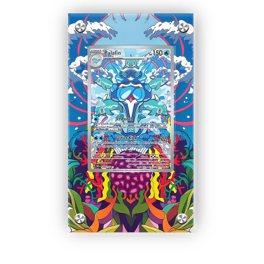 Palafin 200/197 - Pokémon Extended Artwork Protective Card Display Case