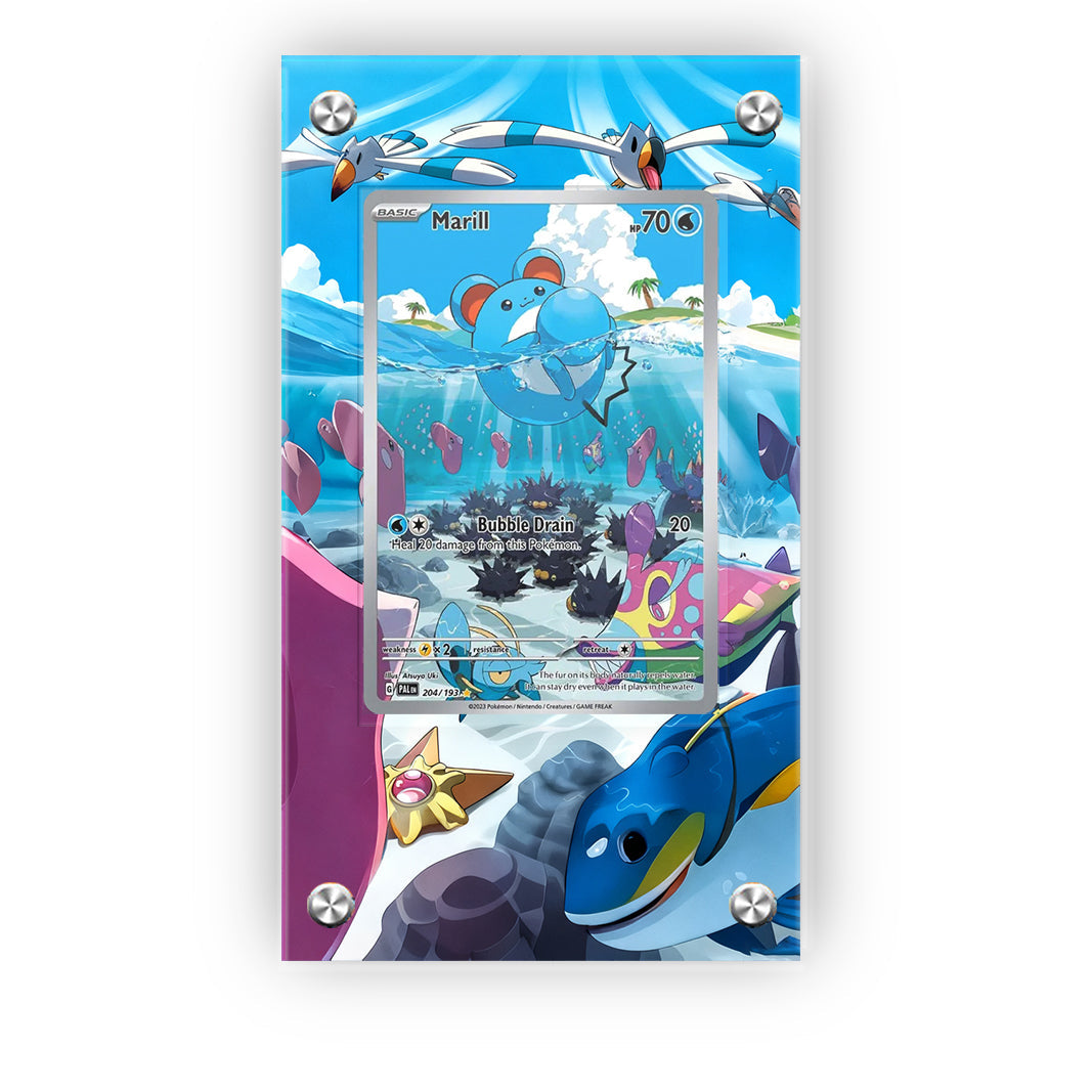 Marill 204/193 - Pokémon Extended Artwork Protective Card Display Case
