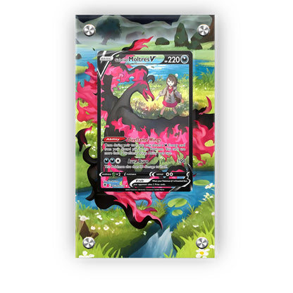 Galarian Moltres V - TG20/TG30 - Pokémon Extended Artwork Protective Card Display Case