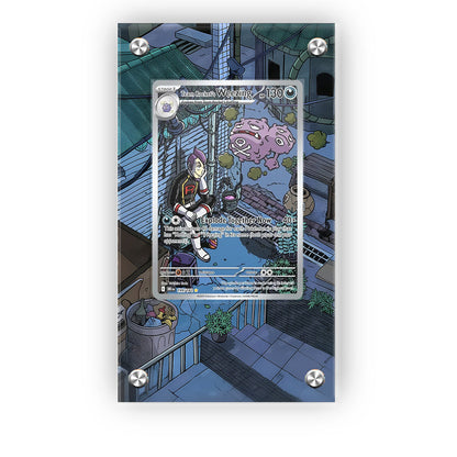 Team Rockets Weezing 199/182 - Pokémon Extended Artwork Protective Card Display Case