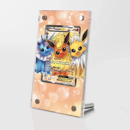 Flareon EX Rc28/rc32 - Pokémon Extended Artwork Protective Card Display Case Psa/cgc/tag/raw