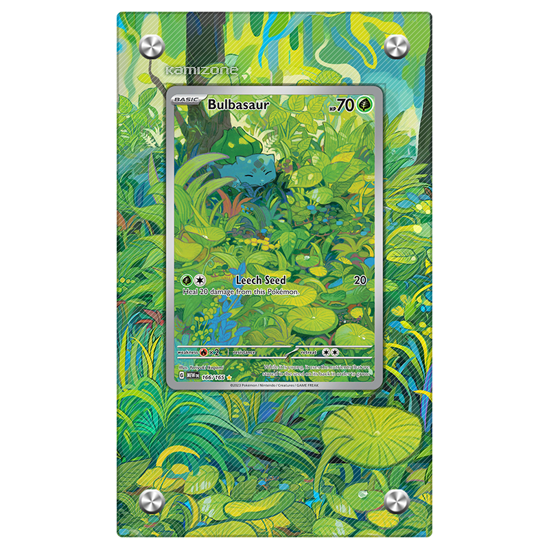 Bulbasaur 166/165 - Pokémon Extended Artwork Protective Display Case Psa/cgc/raw-4