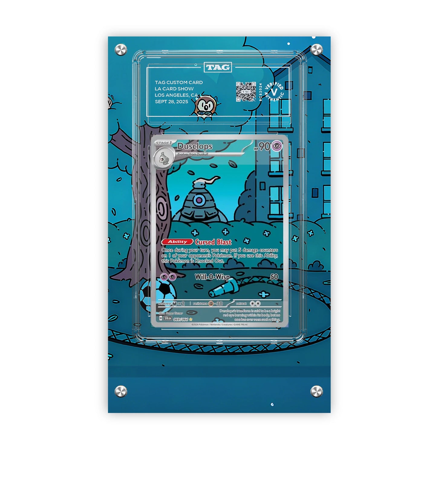 Dusclops 069/064 - Pokémon Extended TAG Artwork Protective Card Display Case