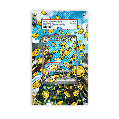 Gholdengo EX 164/131 - Pokémon Extended Artwork Protective Card Display Case Psa/cgc/tag/raw-1