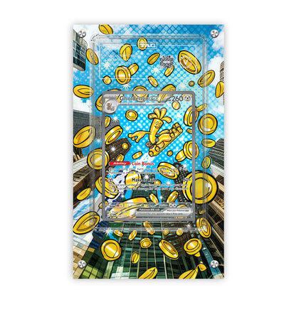 Gholdengo EX 164/131 - Pokémon Extended Artwork Protective Card Display Case Psa/cgc/tag/raw-3
