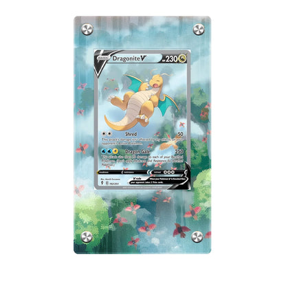 Dragonite V 192/203 - Pokémon Extended Artwork Protective Card Display Case Psa/cgc/tag/raw