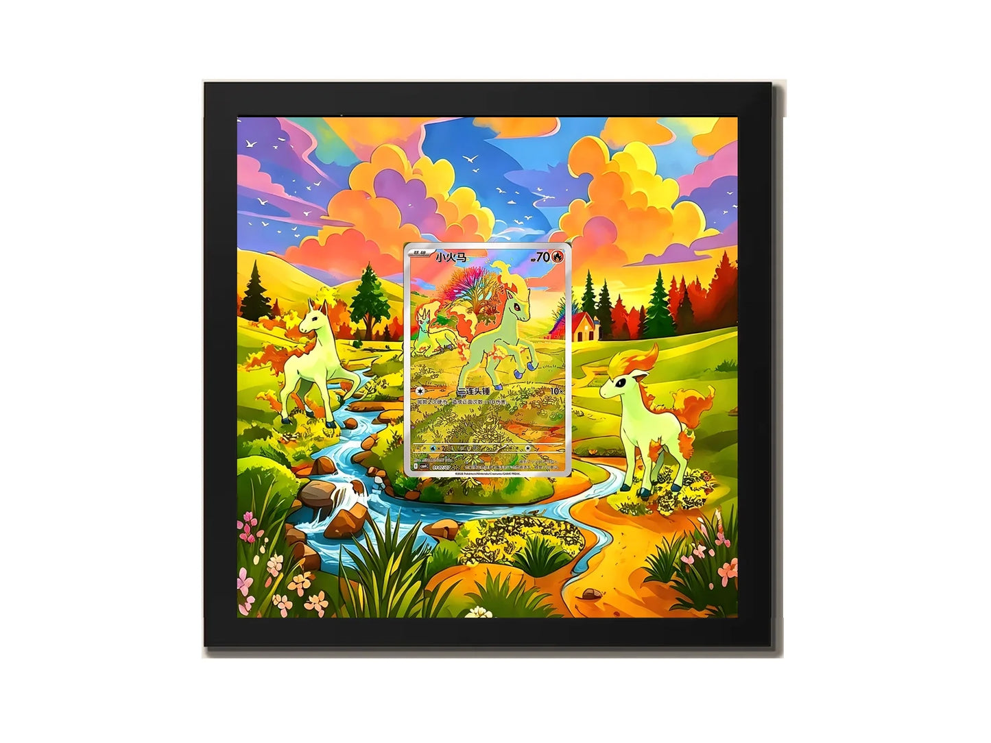 Ponyta - Chinese Gem Pack Vol 4 - Extended artwork Metal Frame