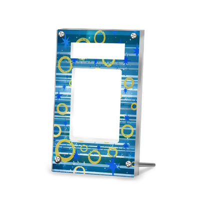 Poncho Pikachu x Shiny Rayquaza - Pokémon PSA Extended Artwork Protective Card Display Case