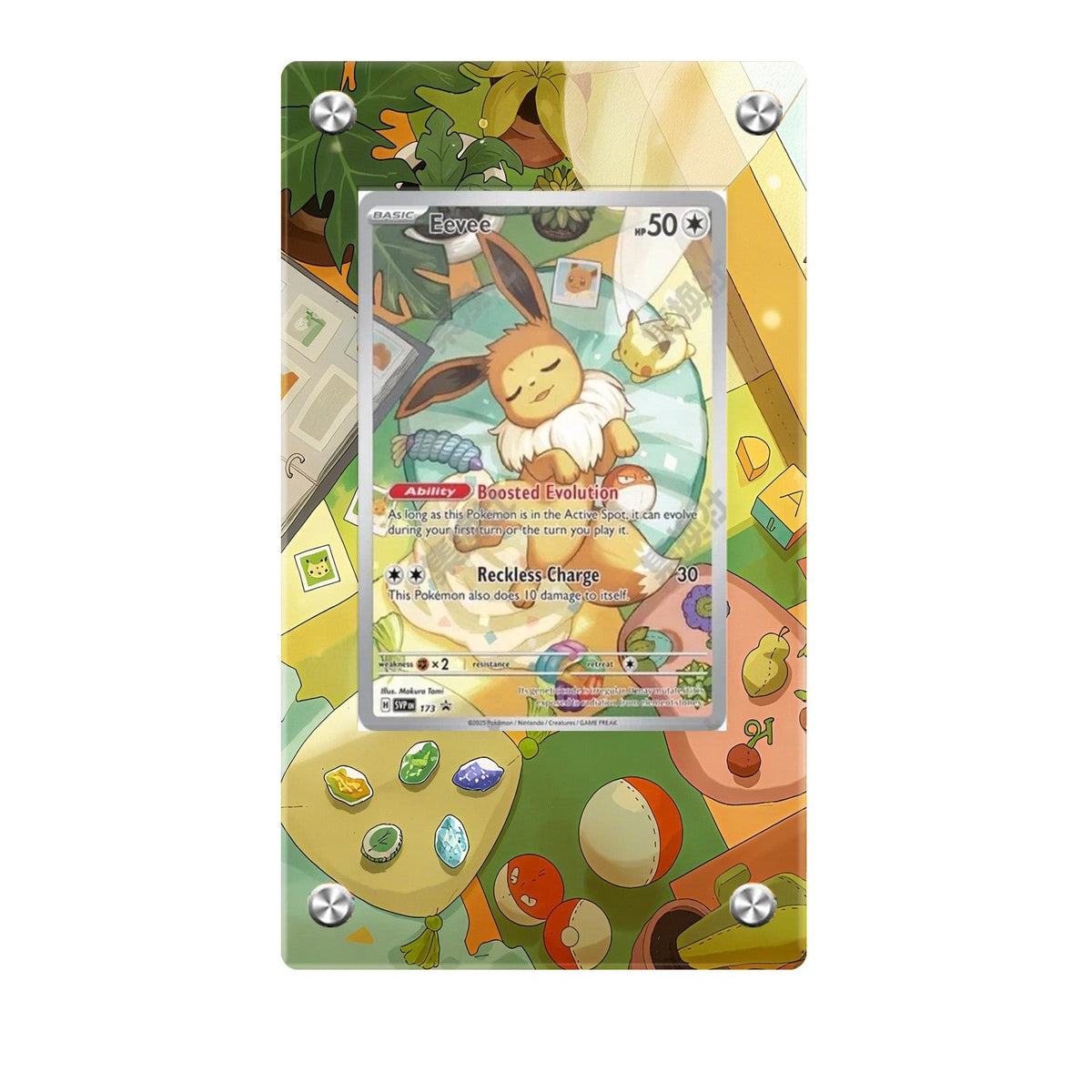 Eevee 173 - Pokémon Extended Artwork Protective Card Display Case Psa/cgc/tag/raw