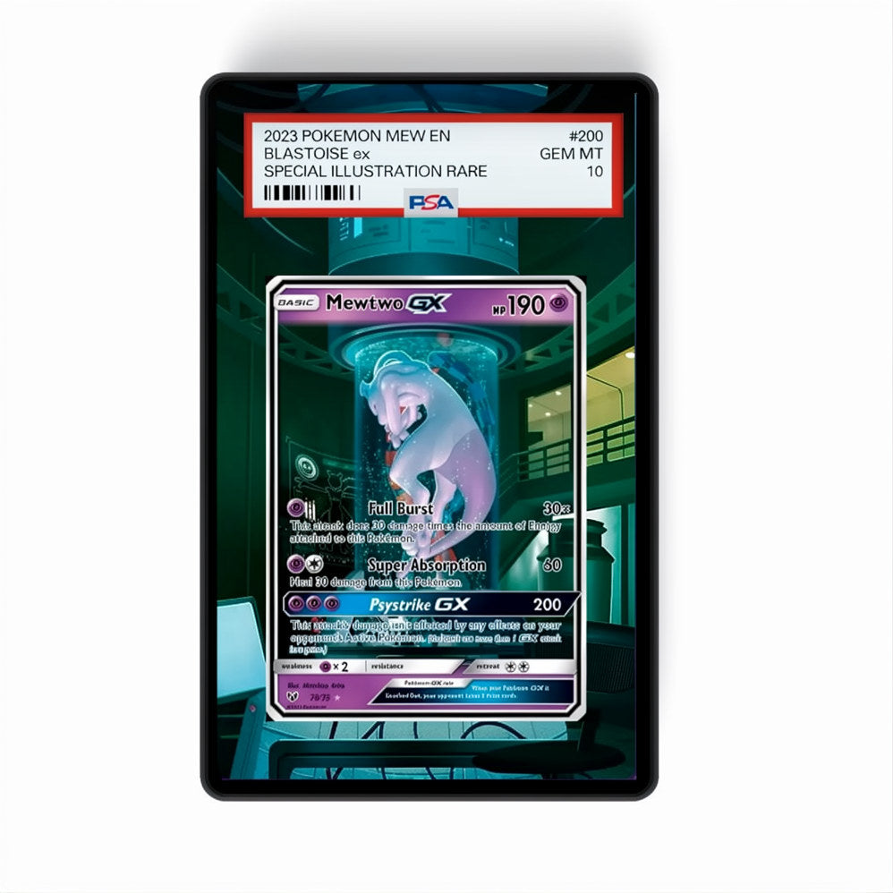 Mewtwo GX 78/73  - Gradeguardian Extended Artwork For Psa / Cgc / Bgs / Tag-0