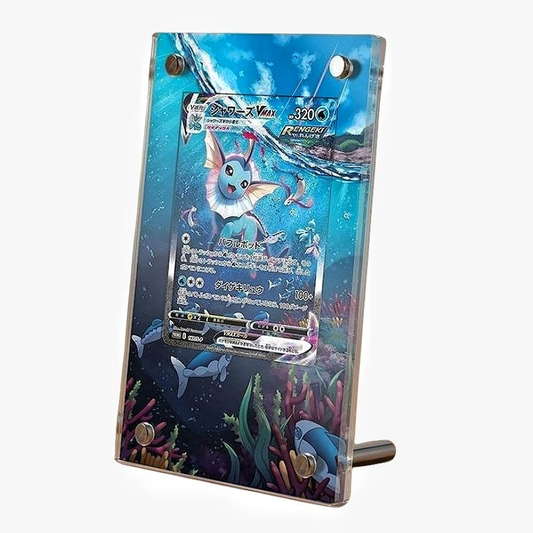 Vaporeon VMAX Swsh182 Pokémon Extended Artwork Protective Card Display Case Psa/cgc/raw