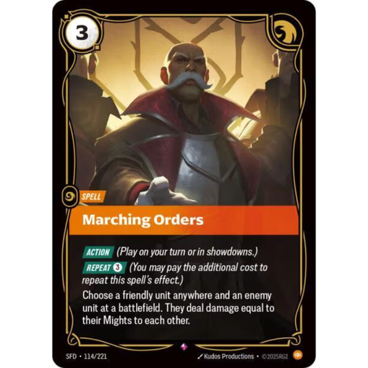 Marching Orders #114