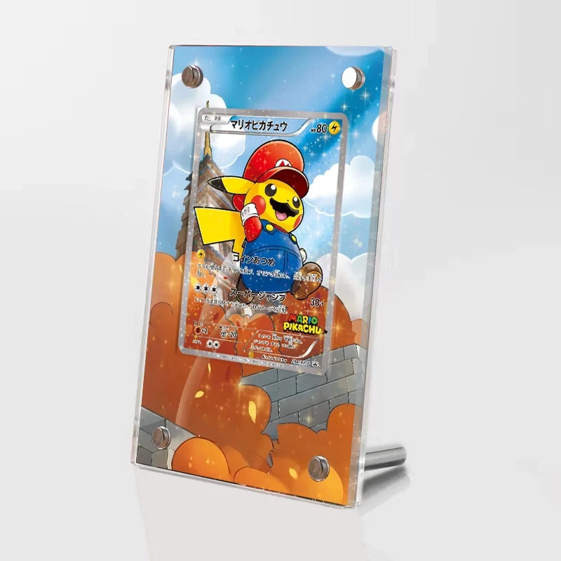 Mario Pikachu 294/XY-P - Pokémon Extended Artwork Protective Card Display Case