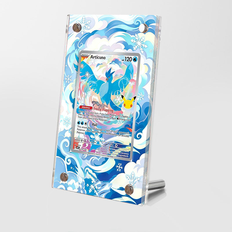 Articuno 132/128 - Pokémon Extended Artwork Protective Card Display Case Psa/cgc/tag/raw-0