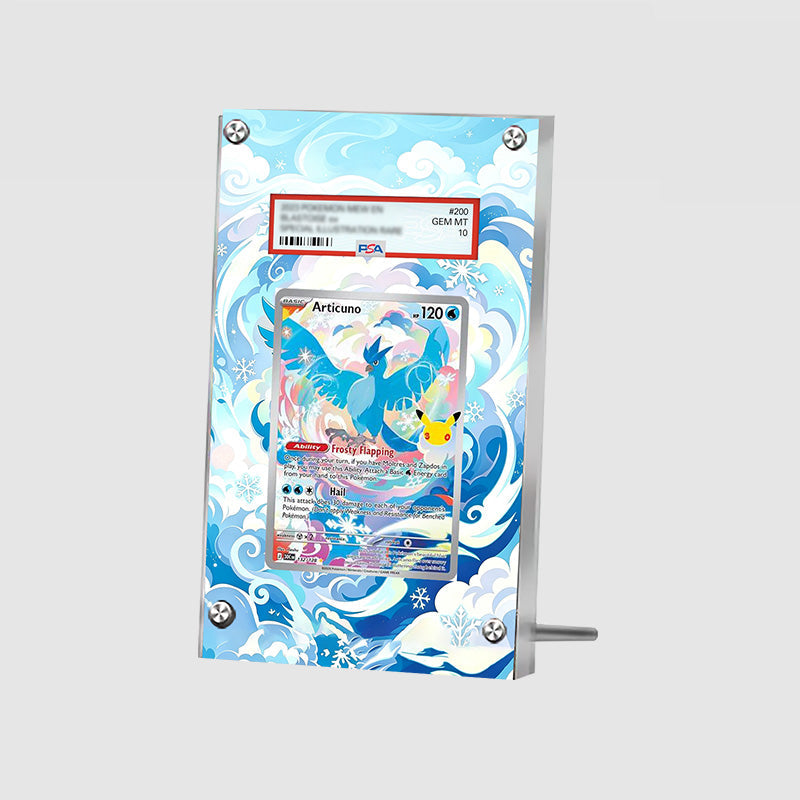 Articuno 132/128 - Pokémon Extended Artwork Protective Card Display Case Psa/cgc/tag/raw-4