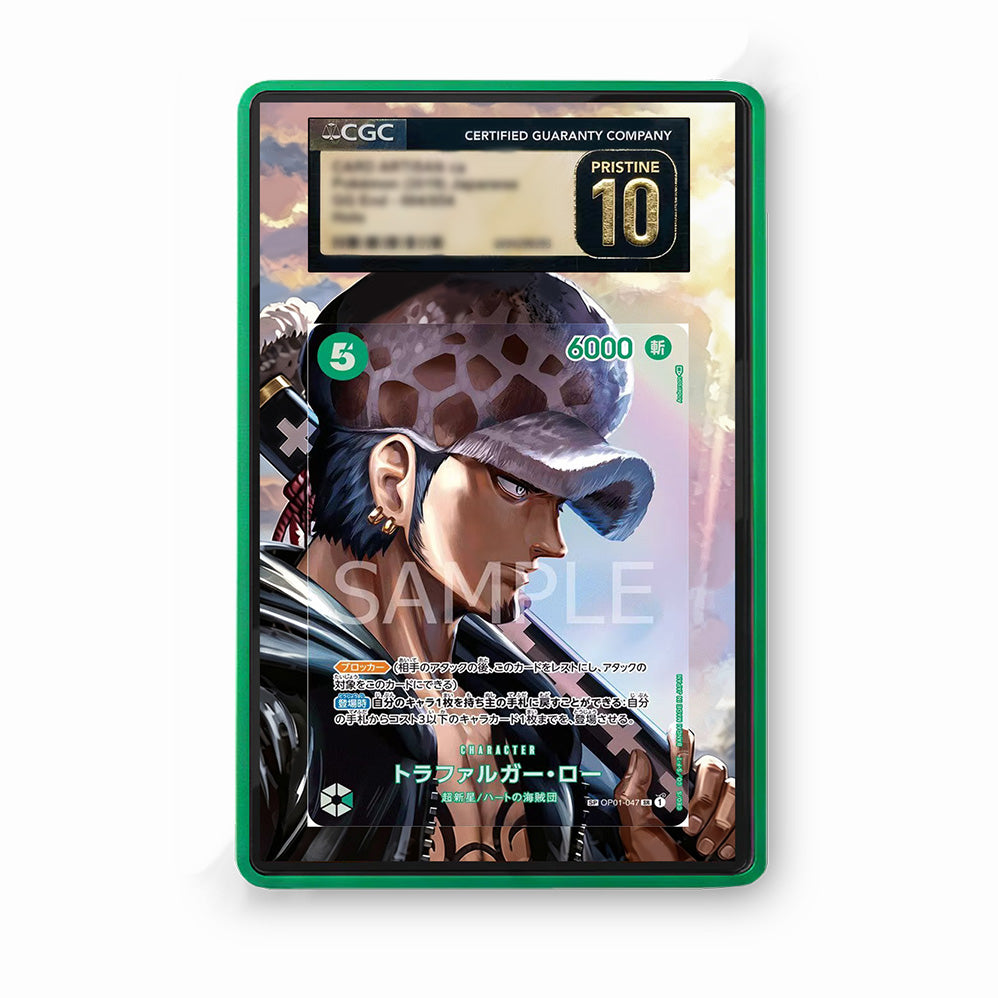 Trafalgar Law OP01-047 - Gradeguardian Extended Artwork For Psa / Cgc / Bgs / Tag-4