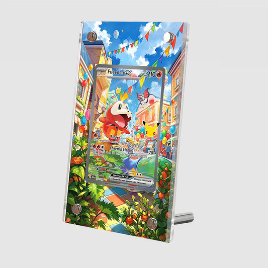 Fuecoco ex 147/128 30th Anniversary - Pokémon Extended Artwork Protective Card Display Case Psa/cgc/tag/raw-0