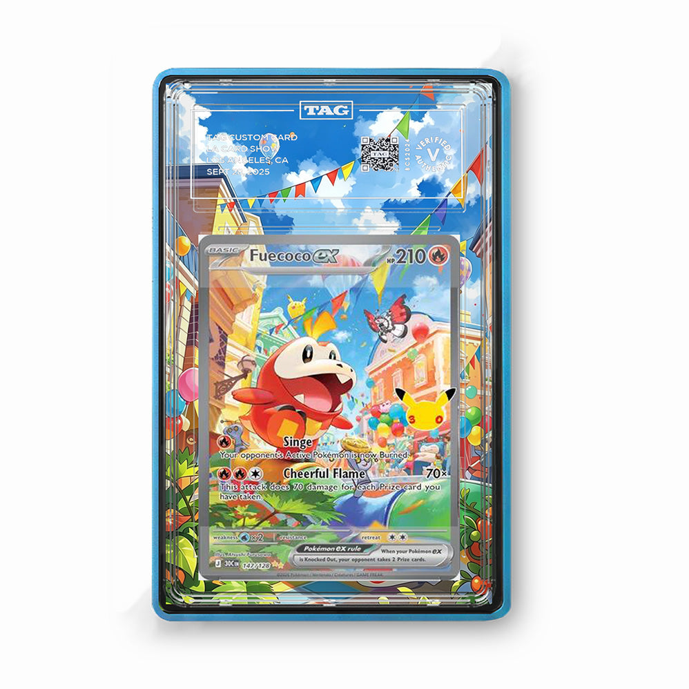 Fuecoco ex 147/128 30th Anniversary - Gradeguardian Extended Artwork For Psa / Cgc / Bgs / Tag-2