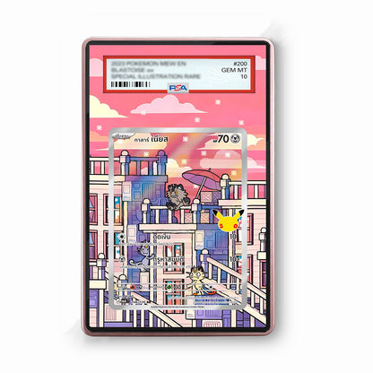 Galarian Meowth 141/128 30th Anniversary - Gradeguardian Extended Artwork For Psa / Cgc / Bgs / Tag-0