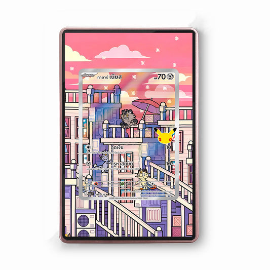 Galarian Meowth 141/128 30th Anniversary - Gradeguardian Extended Artwork For Psa / Cgc / Bgs / Tag-1