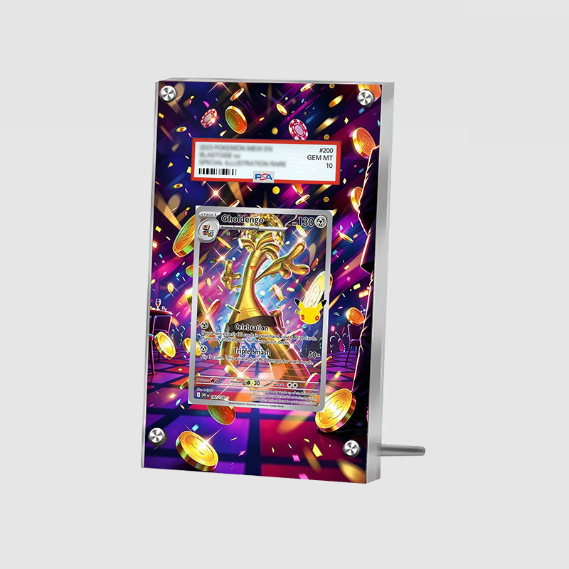 Gholdengo 142/128 - Pokémon Extended Artwork Protective Card Display Case Psa/cgc/tag/raw-2