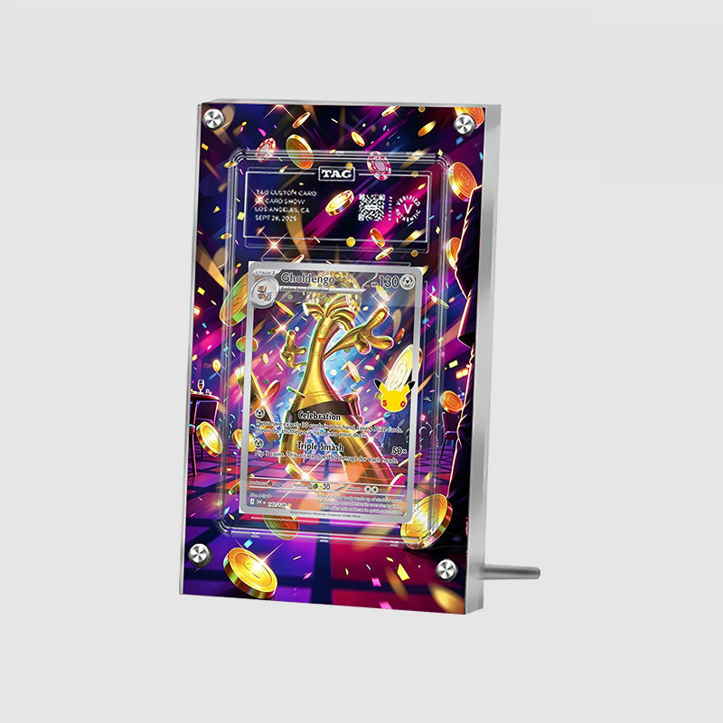 Gholdengo 142/128 - Pokémon Extended Artwork Protective Card Display Case Psa/cgc/tag/raw-3