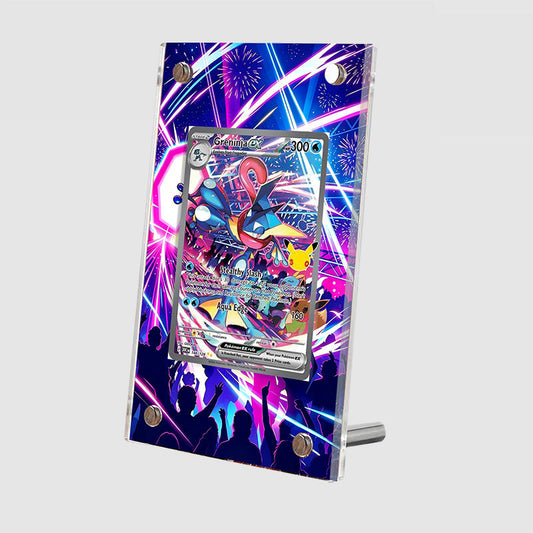 Greninja ex 148/128 30th Anniversary - Pokémon Extended Artwork Protective Card Display Case Psa/cgc/tag/raw-0
