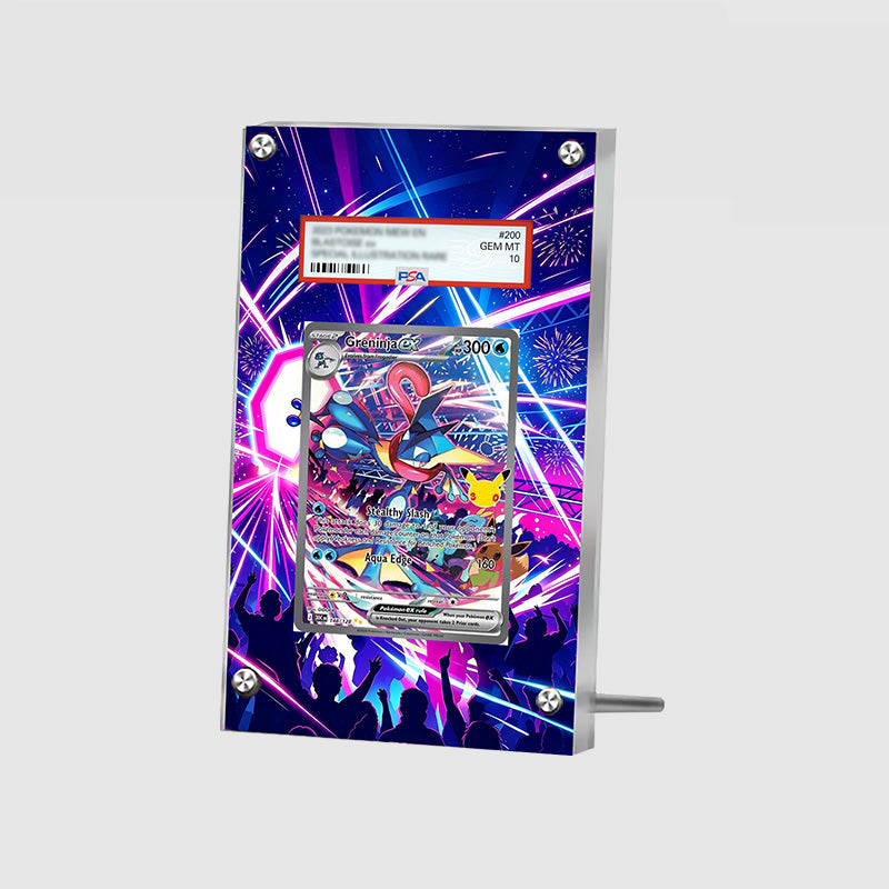 Greninja ex 148/128 30th Anniversary - Pokémon Extended Artwork Protective Card Display Case Psa/cgc/tag/raw-2