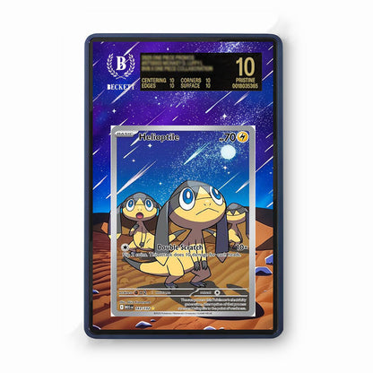 Helioptile 143/128 30th Anniversary - Gradeguardian Extended Artwork For Psa / Cgc / Bgs / Tag-3