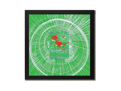 RGB Mew ( Green ) 30th Anniversary - Extended Artwork Metal Frame-0