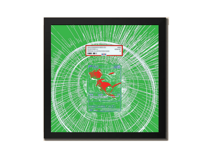RGB Mew ( Green ) 30th Anniversary - Extended Artwork Metal Frame-1