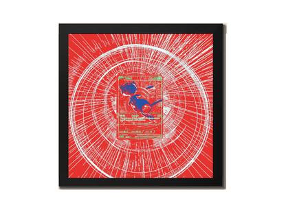 RGB Mew ( RED ) 30th Anniversary - Extended Artwork Metal Frame-0