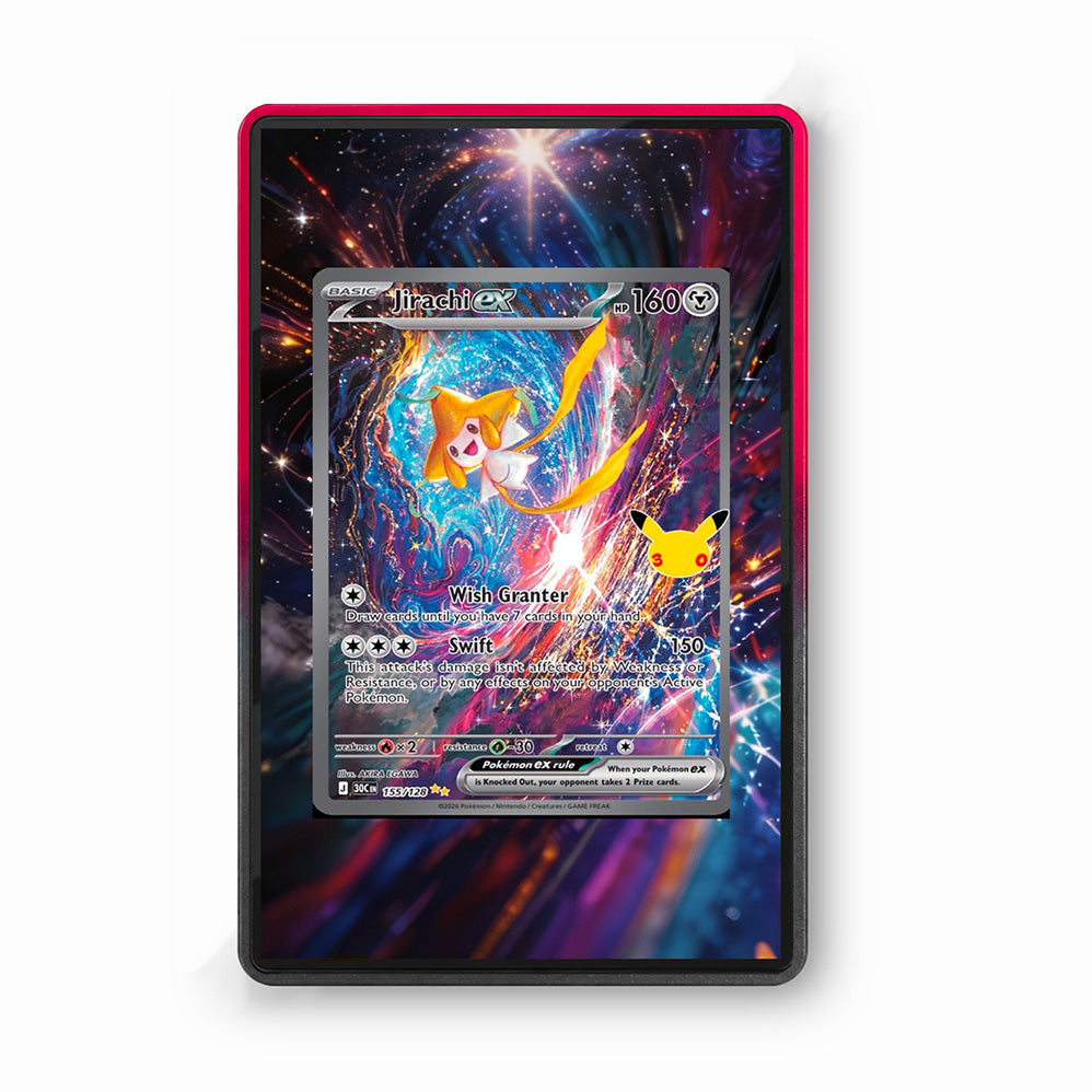 Jirachi ex 155/128 30th Anniversary - Gradeguardian Extended Artwork For Psa / Cgc / Bgs / Tag-1