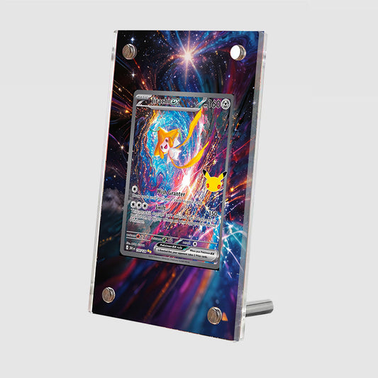 Jirachi ex 155/128 30th Anniversary - Pokémon Extended Artwork Protective Card Display Case Psa/cgc/tag/raw-0
