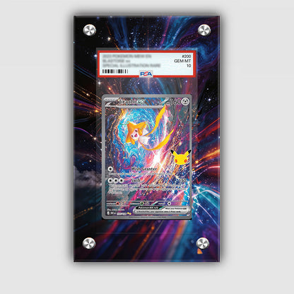 Jirachi ex 155/128 30th Anniversary - Pokémon Extended Artwork Protective Card Display Case Psa/cgc/tag/raw-4