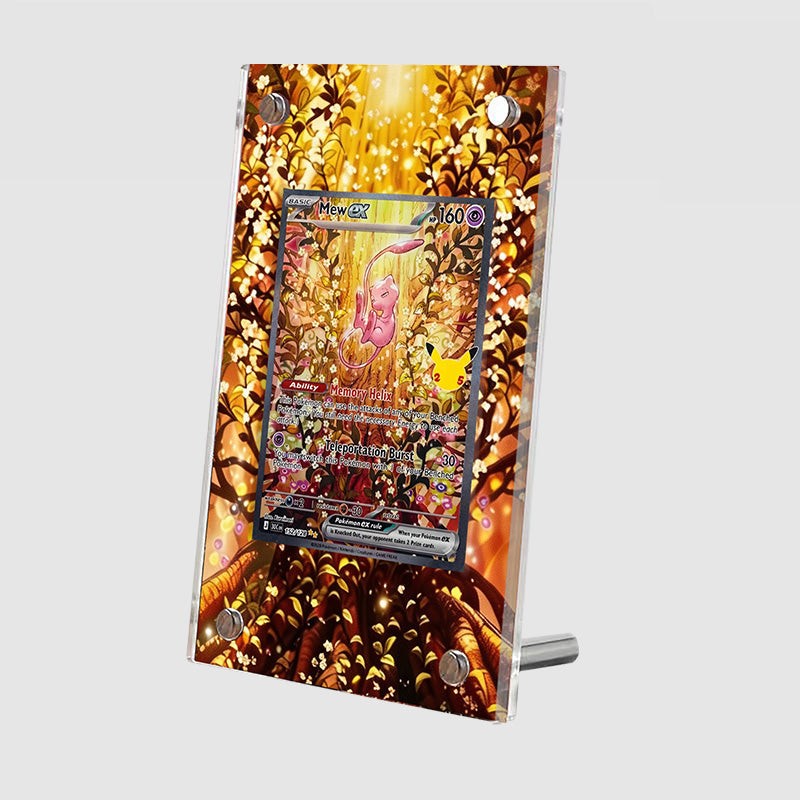 Mew 152/128 30th Anniversary  - Pokémon Extended Artwork Protective Card Display Case Psa/cgc/tag/raw-0