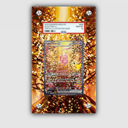 Mew 152/128 30th Anniversary  - Pokémon Extended Artwork Protective Card Display Case Psa/cgc/tag/raw-3