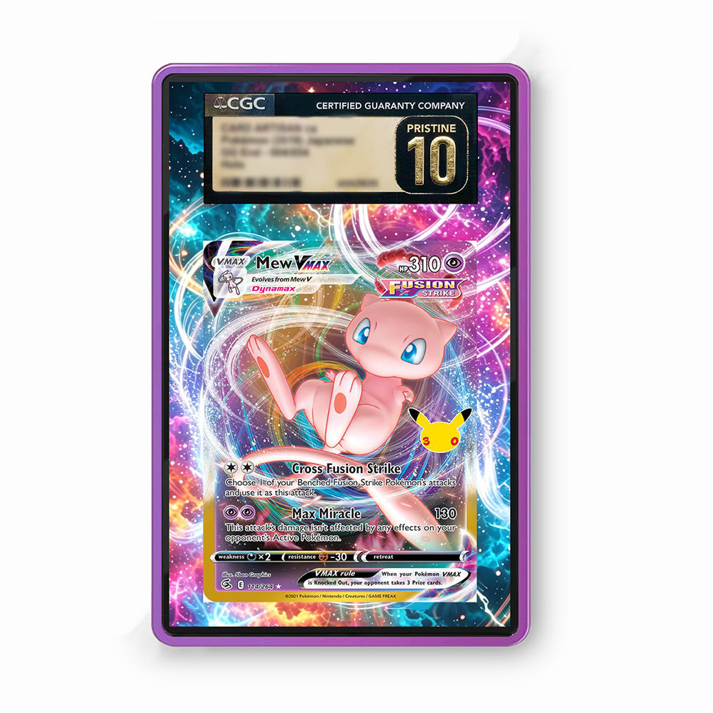 Mew Vmax 114/264 30th Anniversary - Gradeguardian Extended Artwork For Psa / Cgc / Bgs / Tag-4