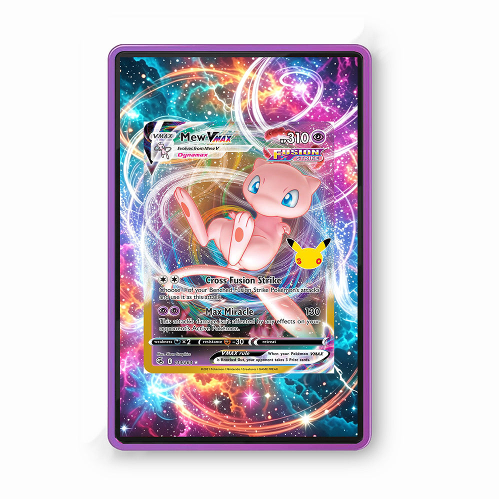 Mew Vmax 114/264 30th Anniversary - Gradeguardian Extended Artwork For Psa / Cgc / Bgs / Tag-1