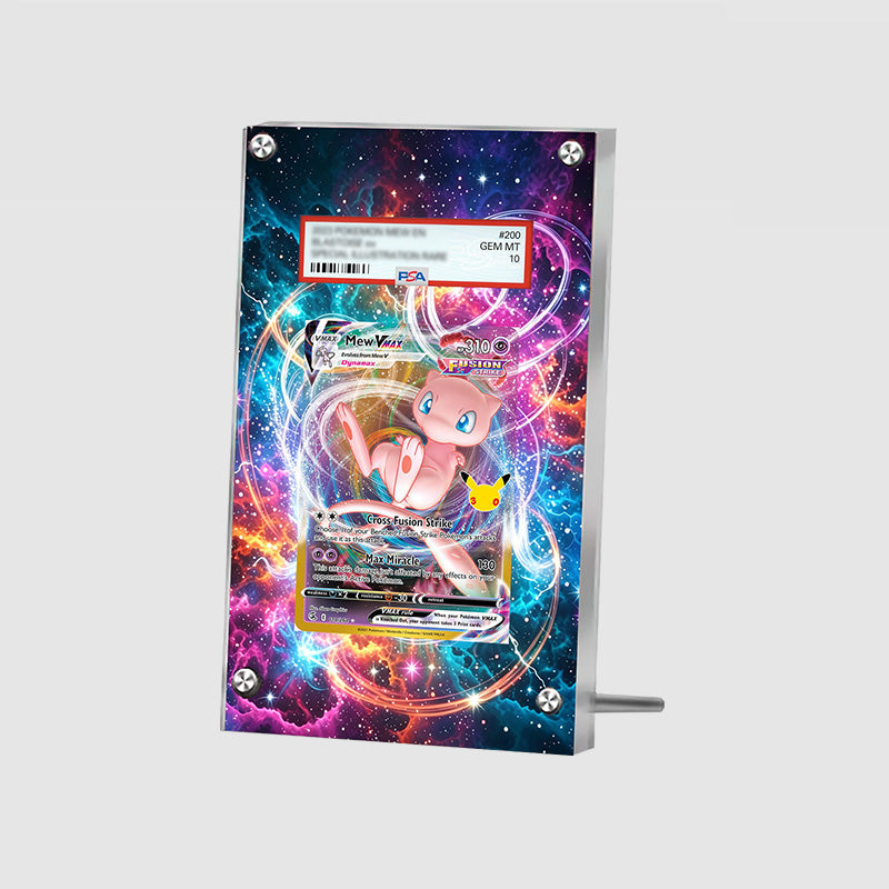 Mew Vmax 114/264 30th Anniversary - Pokémon Extended Artwork Protective Card Display Case Psa/cgc/tag/raw-3