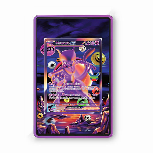 Mewtwo 157/128 30th Anniversary - Gradeguardian Extended Artwork For Psa / Cgc / Bgs / Tag-1