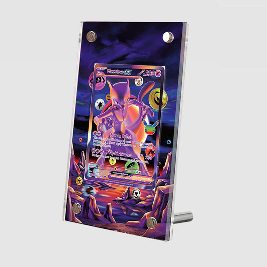 Mewtwo 157/128 30th Anniversary - Pokémon Extended Artwork Protective Card Display Case Psa/cgc/tag/raw-0