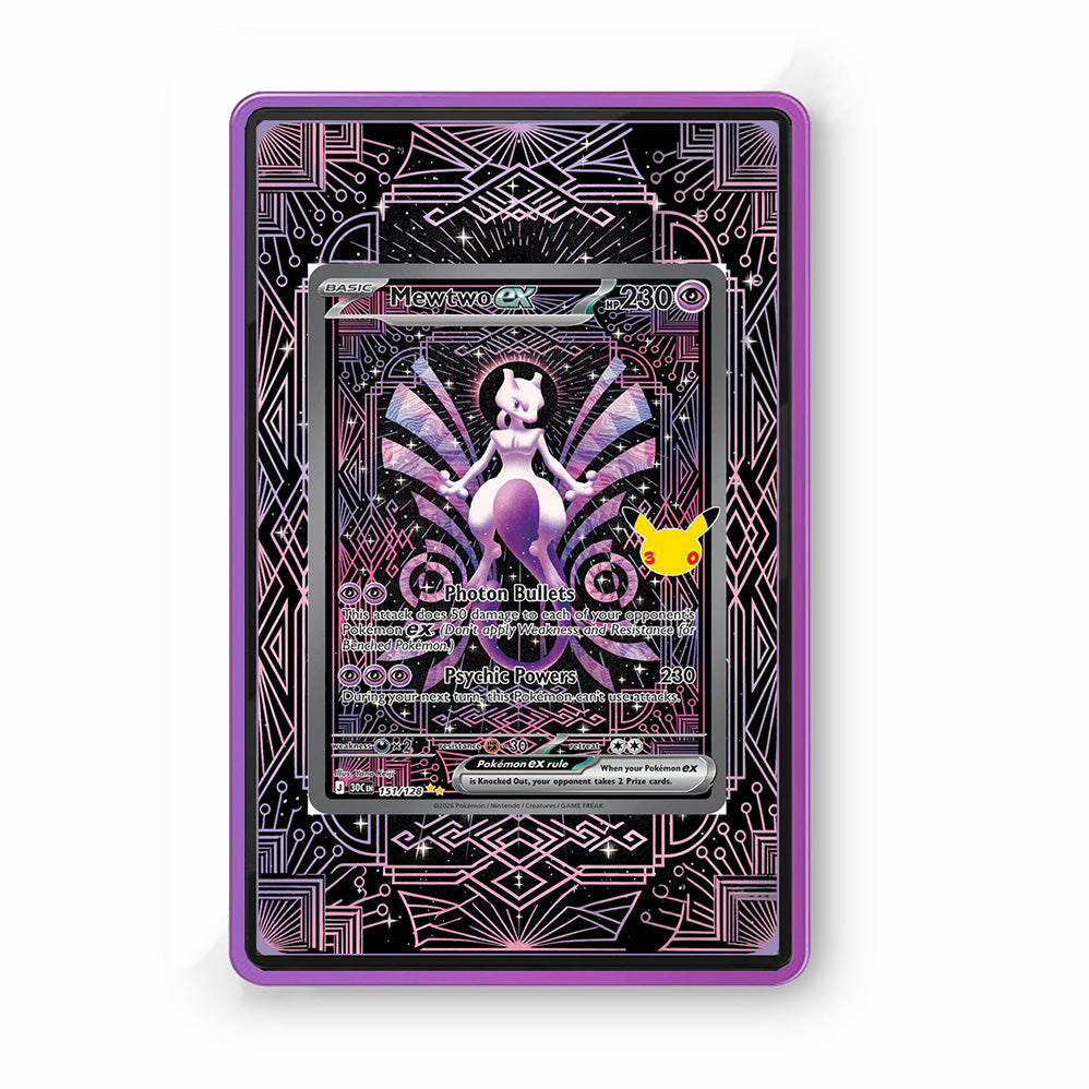Mewtwo ex 151/128 - Gradeguardian Extended Artwork For Psa / Cgc / Bgs / Tag-1