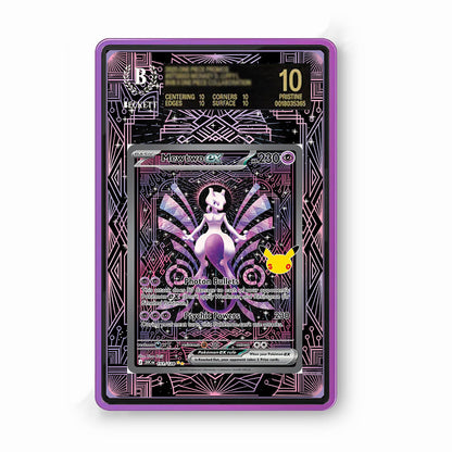 Mewtwo ex 151/128 - Gradeguardian Extended Artwork For Psa / Cgc / Bgs / Tag-3