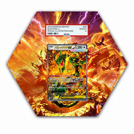 Mega Rayquaza ex 110/076 - Pokémon Octax Extended Artwork Protective Card Wall Display Case-1