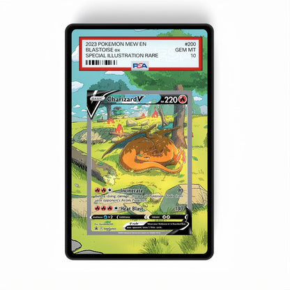 Charizard V Swsh260 - Gradeguardian Extended Artwork For Psa / Cgc / Bgs / Tag